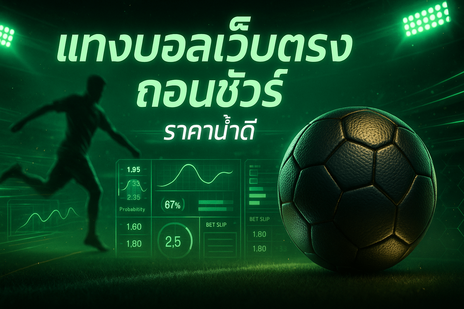 แทงบอลเว็บตรง ถอนชัวร์