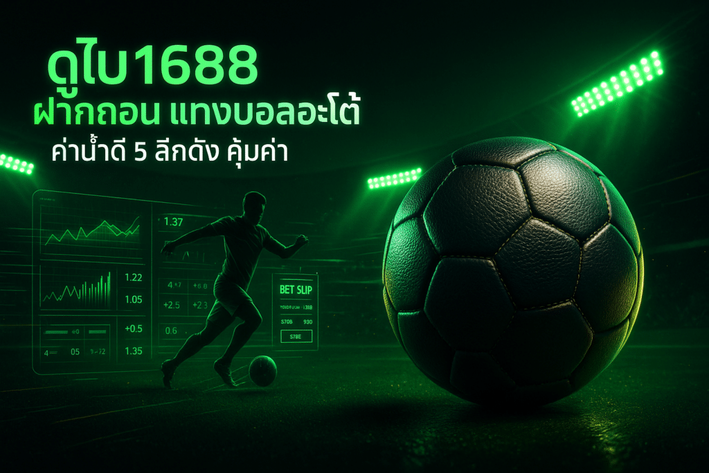 ดูไบ1688 ฝากถอน แทงบอลออโต้