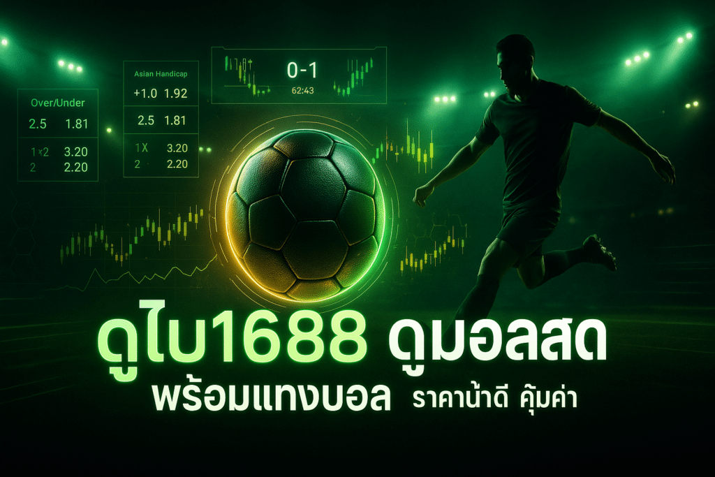 ดูไบ1688 ดูบอลสด พร้อมแทงบอล